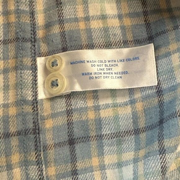 Southern Tide Flannel Mens Large Plaid Long Sleeve Soft Flannel Button-Up Shirt - Picture 6 of 7